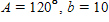 <strong>For the triangle described below, solve for B . Apply the rules regarding the use of significant digits after all computations are complete. ft, ft </strong> A) B) or C) D) or E)no solutions