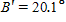 <strong>For the triangle described below, solve for B . Apply the rules regarding the use of significant digits after all computations are complete. ft, ft </strong> A) B) or C) D) or E)no solutions