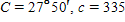 Find all solutions to the triangle described below.    m,    m ​Apply the rules regarding the use of significant digits to each angle and length after all computations are complete. ​