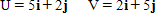 For the pair of vectors, find   .   ​
