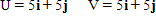 For the pair of vectors, find   .   ​