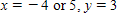 <strong>Find x and y (real numbers)so that the equation is true. </strong> A) B) C) D) E)