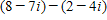 <strong>Combine the complex numbers. </strong> A) B) C) D) E)