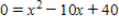 <strong>Read the method of solving the system of equations. Solving the first equation for y , we have . Substituting this value of y into the second equation, we have The equation is quadratic. We write it in standard form and apply the quadratic formula. Use the method shown above to solve the system of equations. </strong> A) B) C) D) E)