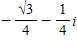 <strong>DeMoivre's Theorem can be used to find reciprocals of complex numbers. Recall from algebra that the reciprocal of x is , which can be expressed as Use this fact, along with DeMoivre's Theorem, to find the reciprocal of the number below. </strong> A) B) C) D) E)