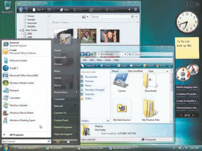 With a ____, as shown in the accompanying figure, icons, buttons, menus, and other objects are selected with the mouse to issue commands to the PC.