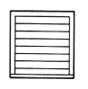<strong> The accompanying figure shows the ____ window.</strong> A) awning B) jalousie C) casement D) fixed