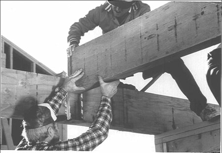 <strong> As illustrated in the accompanying figure, ____ beams are popular, because they are strong and can be manufactured in any length and depth.</strong> A) titanium B) built-up wood C) LVL D) steel