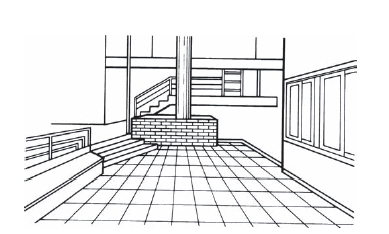 <strong> The accompanying figure depicts the Lake House ____.</strong> A) loft B) living room C) playroom D) kitchen