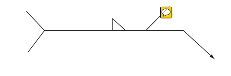 <strong> In the above diagram, the tail is used to show __________.</strong> A) parts to be welded B) welding process C) reference line D) type and location of weld