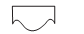 <strong> The accompanying figure shows two plumbing symbols. What is the symbol at the top?</strong> A) Urinal B) Wall-mounted lavatory C) Shower D) Water heater