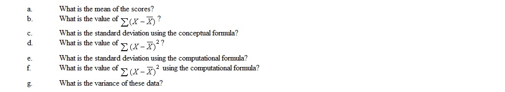 Given the following sample scores on an aptitude test? 30, 20, 15, 19, 16