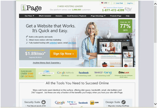 <strong> Thousands of web _______ companies, such as those shown in the accompanying figure, offer server space for a fee.</strong> A) designing B) hosting C) marketing D) advertising
