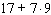 Simplify the numerical expression below.