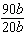 Reduce the fraction below to its lowest terms.