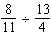 Divide the numbers below, and express the answer in reduced form.
