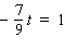 Use the properties of equality to solve the equation.