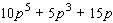 Determine the degree of the polynomial. degree = __________