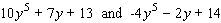 Add the polynomials.