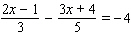 Solve the equation.