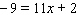 Solve the equation.