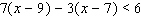 Solve the inequality and express the solution set using interval notation.