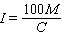 A person s intelligence quotient ( I ) is found by dividing mental age ( M ), as indicated by standard tests, by chronological age ( C ) and then multiplying this ratio by 100. The formula can be used. If the I range of a group of 16-year-olds is given by , find the range of the mental age of this group. Please enter your answer in interval notation.