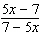 Simplify the rational expression.