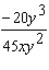 Simplify the rational expression.