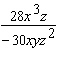Simplify the rational expression.