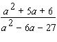 Simplify the rational expression.