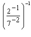 Simplify the numerical expression. Please enter your answer as a fraction.