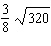 Change the radical to simplest radical form.